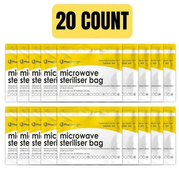 MaxStrength Pro Microwave Sterilizer Bags - Picture 4 of 7